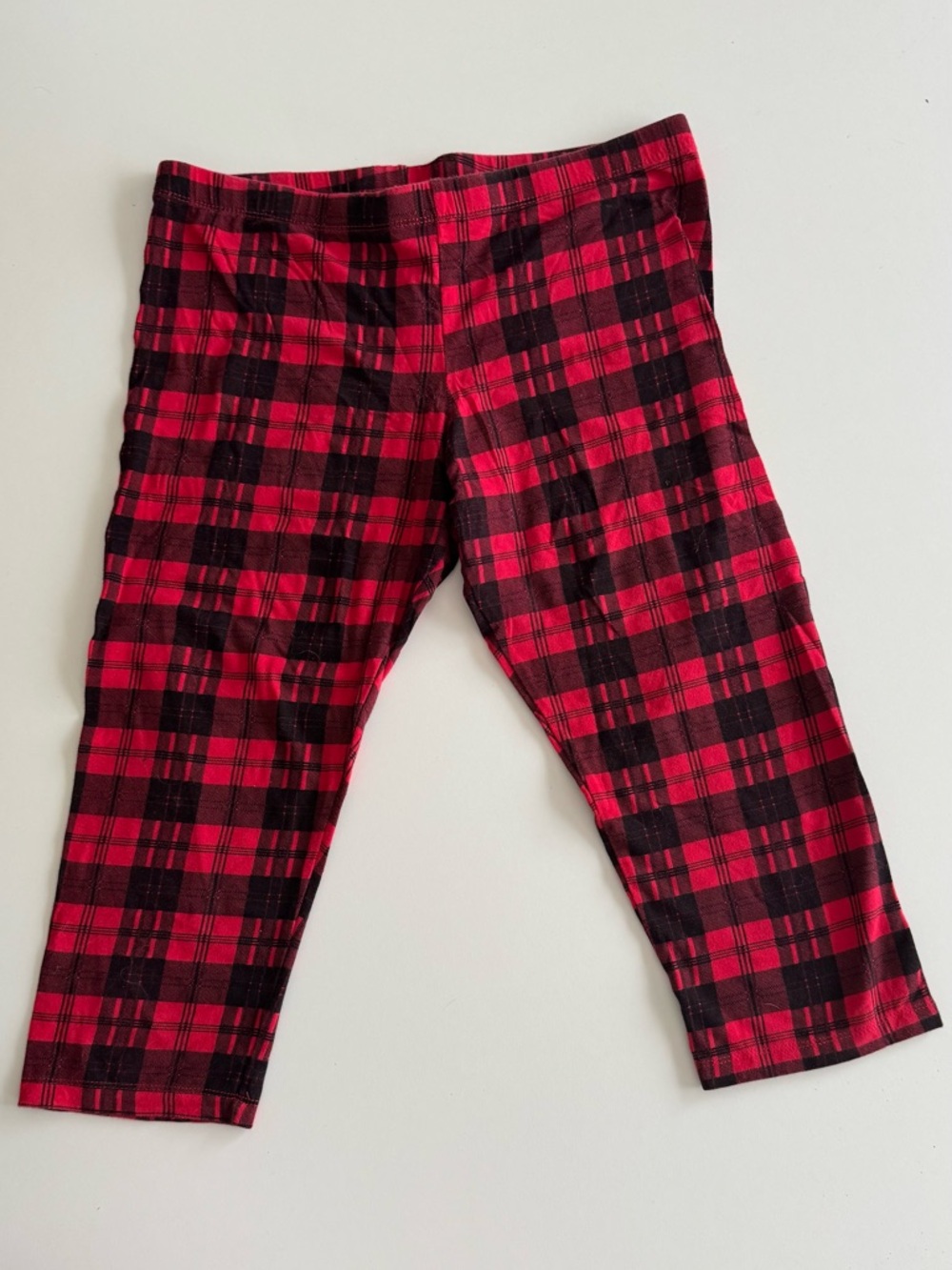 Weavers Plaid Capri leggings
